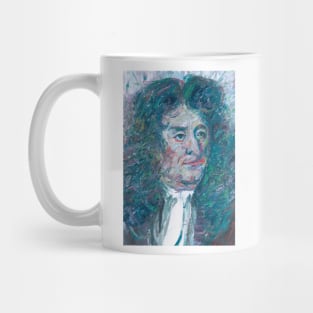 JEAN DE LA FONTAINE oil portrait Mug